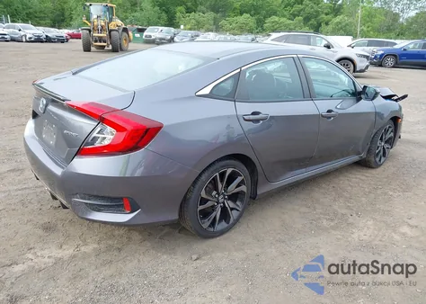 2020 Honda Civic Sport from USA, damaged, VIN 2HGFC2F83LH528658